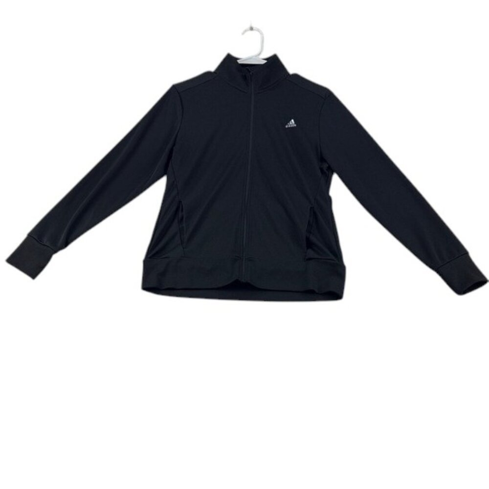 Adidas Jacket Black Golf Full Zip Women’s Size M
